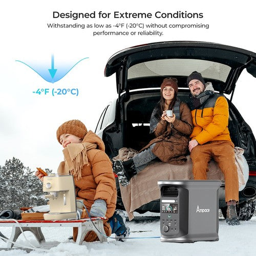 Ampace Andes 1500 Portable Power Station, 1462Wh LiFePO4, 2400W Ampace Andes 1500 Portable Power Station, 1462Wh LiFePO4, 2400W